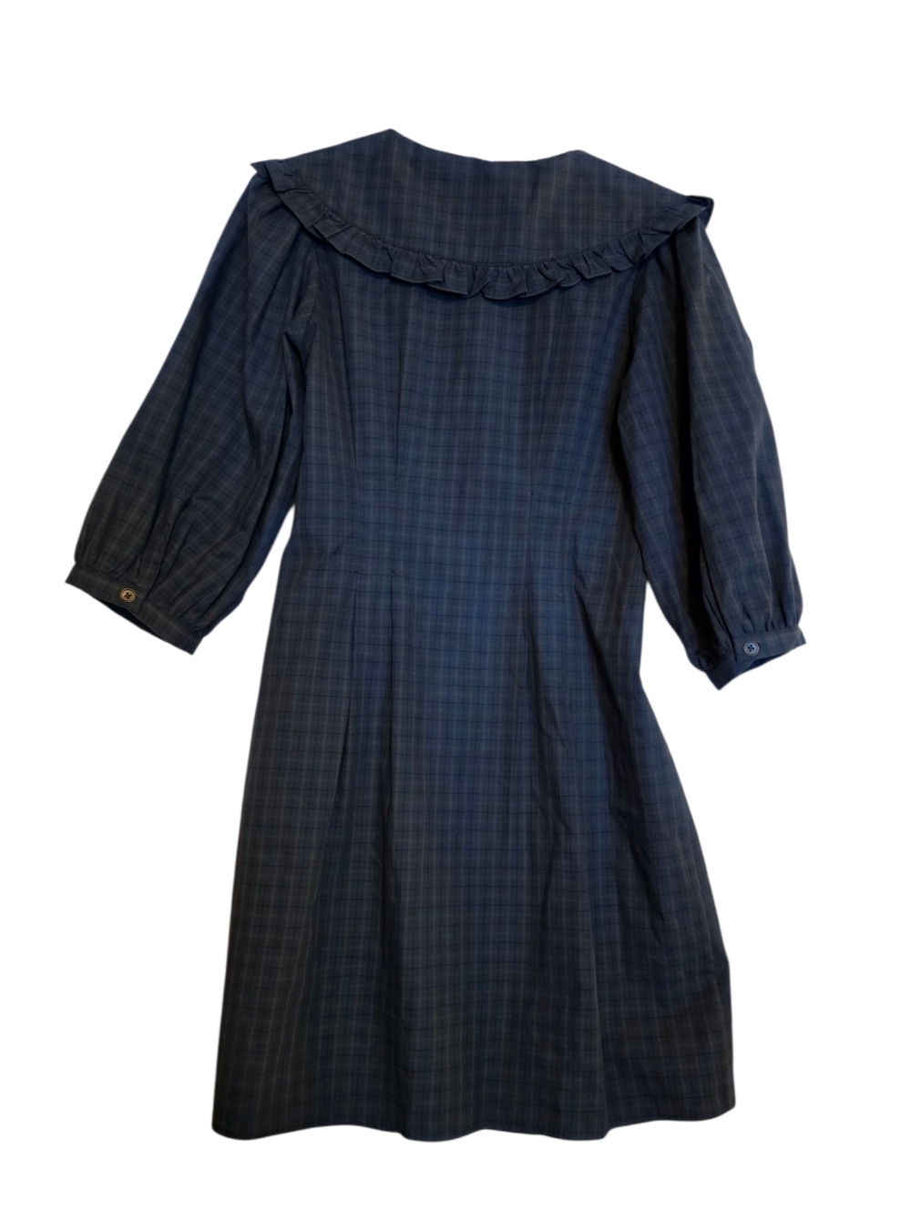 Ciao Lucia Mariana Plaid Dress Mini Collared Check Button Down XXS - Picture 5 of 10